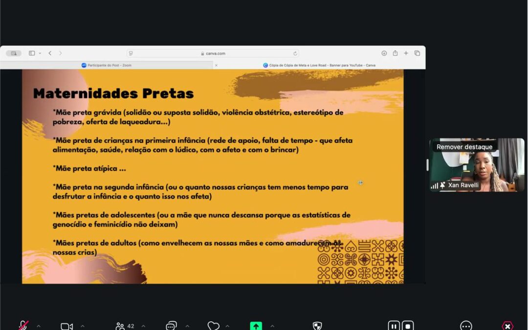 Debates “Pretas no Poder” abordam racismo estrutural e maternidades negras